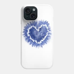 Tie dye heart Phone Case