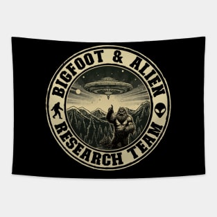 Bigfoot & Alien Research Team- For Bigfoot & Alien believers Tapestry