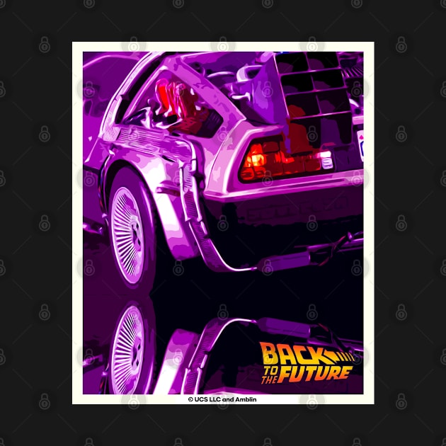 Back to the future Delorean retro by SerenityByAlex