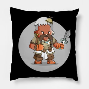 Relic Hunters - Red Dwarf with Brown Clothes Pillow