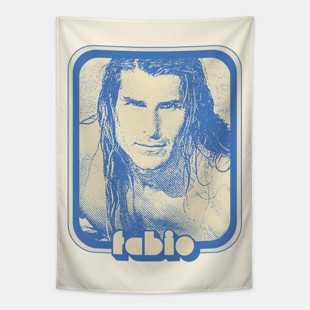 Fabio // Retro 90s Aesthetic Fan Design Tapestry by DankFutura