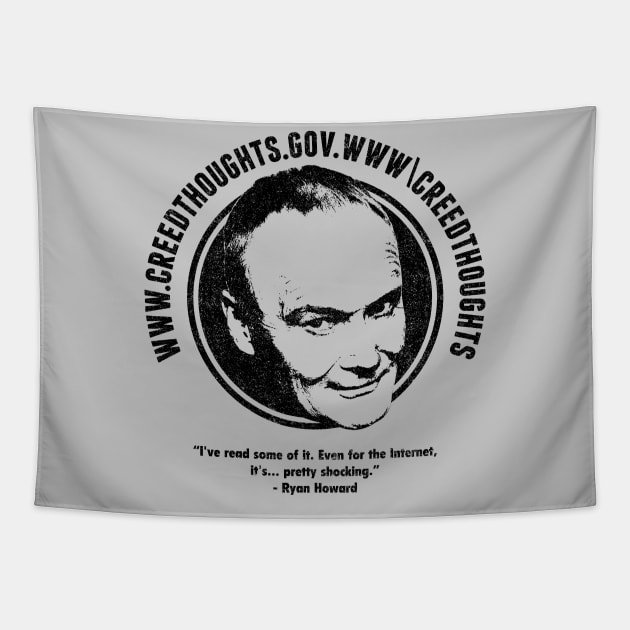 Creed Thoughts Tapestry by huckblade