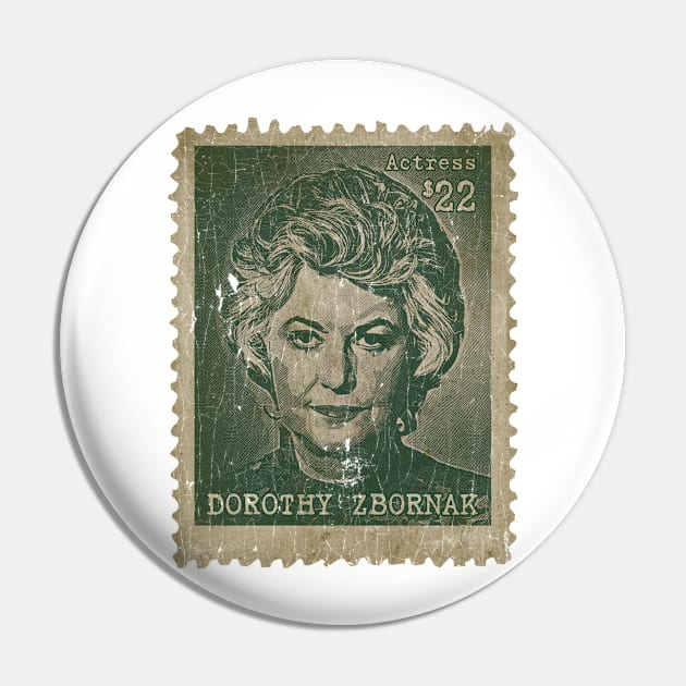 Dorothy Zbornak Engraved Style Pin by Chillashop Artstudio