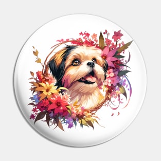 Lowchen Mothers Day Dog Mom Special Gift Portrait Pin