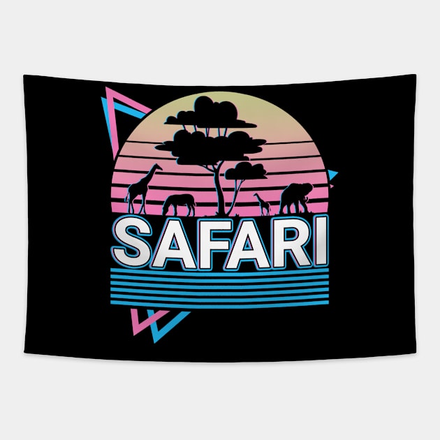 Safari Retro Gift Tapestry by Alex21