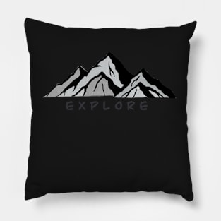 Mountains - Explore Pillow