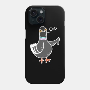 Coo / Boo Pigeon (White) Phone Case