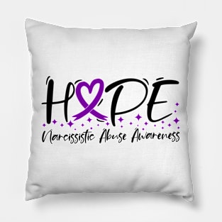 Hope Narcissistic Abuse Awareness Pillow