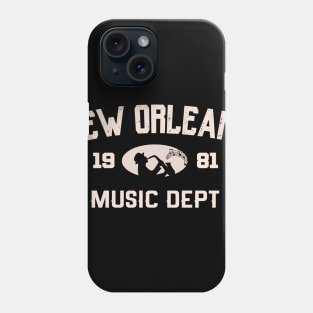 New Orleans Music dept 1981 Phone Case