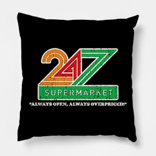 24/7 Supermarket 1984 Pillow