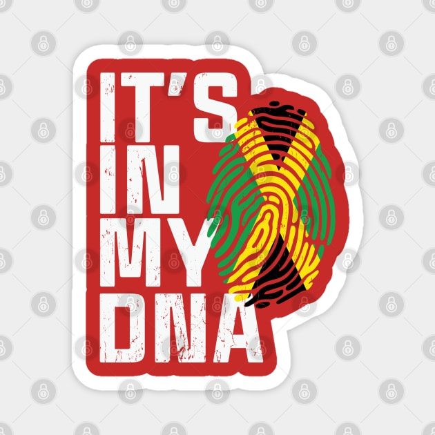 It's In My DNA, Africa, African American, Black Lives Matter, Black History Magnet by UrbanLifeApparel