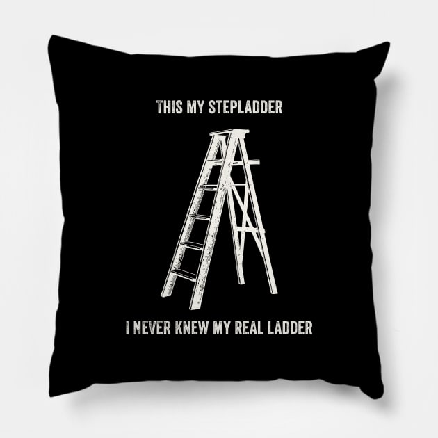 This Is My Step Ladder Pillow by n23tees