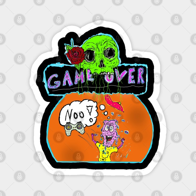 Game over Magnet by Jimpalimpa