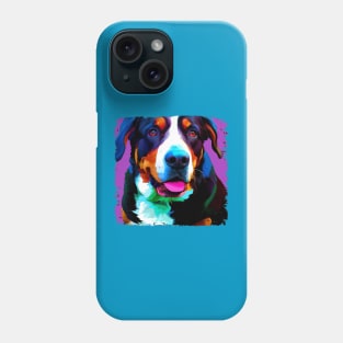 Greater Swiss Mountain Dog Pop Art - Dog Lover Gifts Phone Case