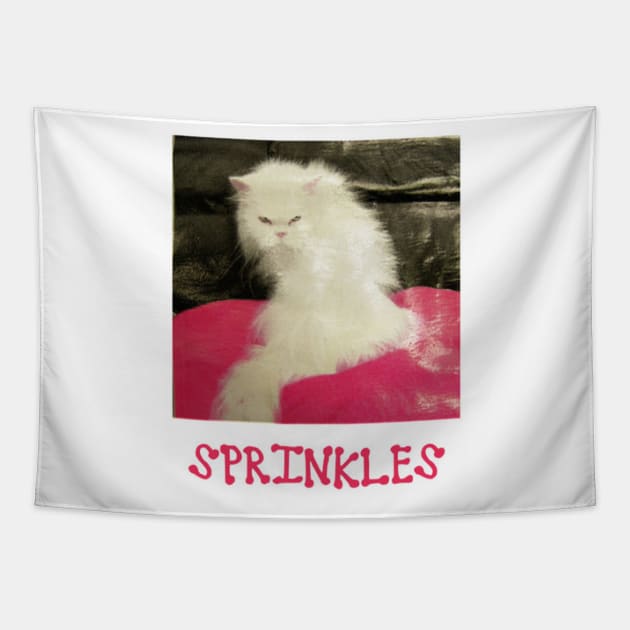 The Office - Angela's Cat Sprinkle - Funny T-Shirt - Dunder Mifflin Cat Tapestry by truefriend