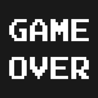 Game Over Blood Evil Retro Gamer Humor Gift Men Women Kid T-Shirt