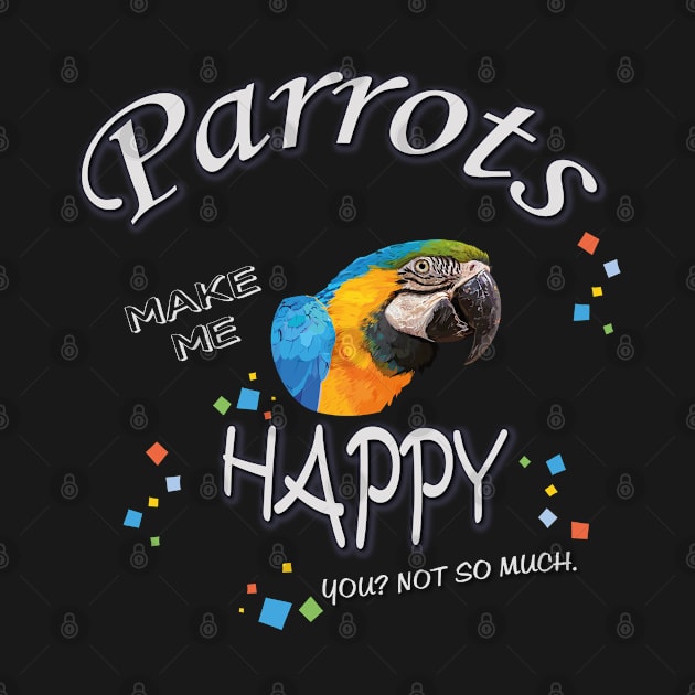 parrots make me happy by obscurite