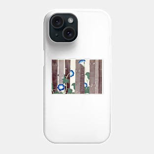 Kamisaka Sekka Morning Glories from Momoyogusa Flowers of a Hundred Generations Phone Case