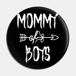 Mommy Of Boys Pin