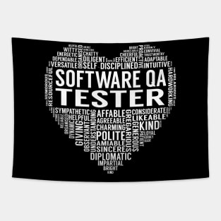 Software Qa Tester Heart Tapestry