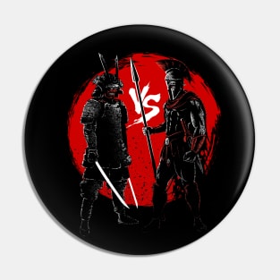 Gladiator vs Samurai Pin