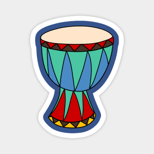 Colorful Djembe Magnet