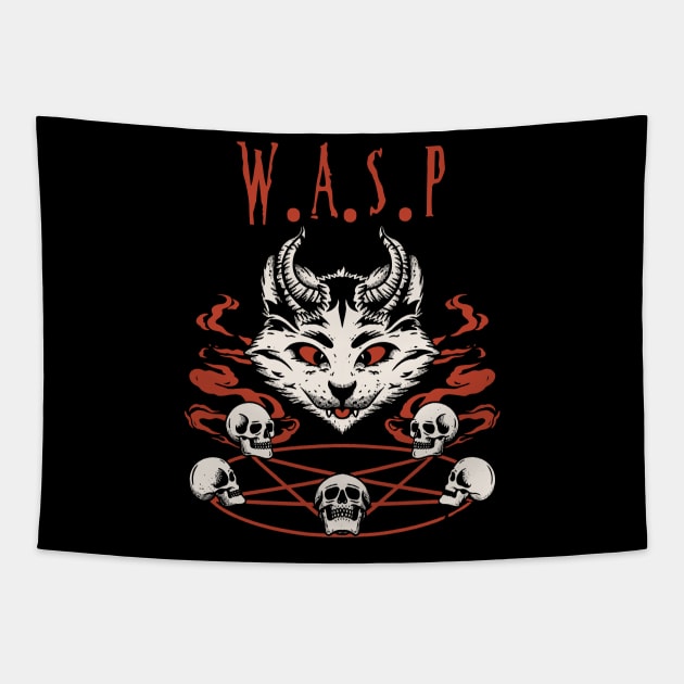 wasp catanism Tapestry by matilda cloud