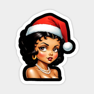 Santa Babe, Black Girl Santa 2 Magnet