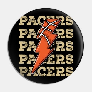 Funny Sports Pacers Proud Name Basketball Classic Pin