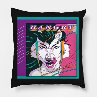 Hangry Like the Wolf Pillow