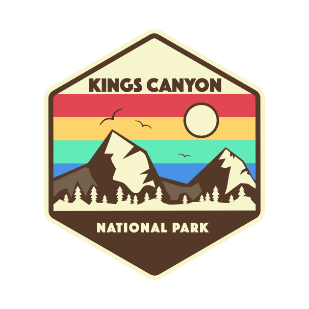 Kings Canyon National Park Retro by roamfree