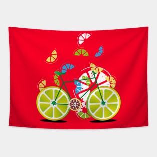 Lemon Bike Tapestry