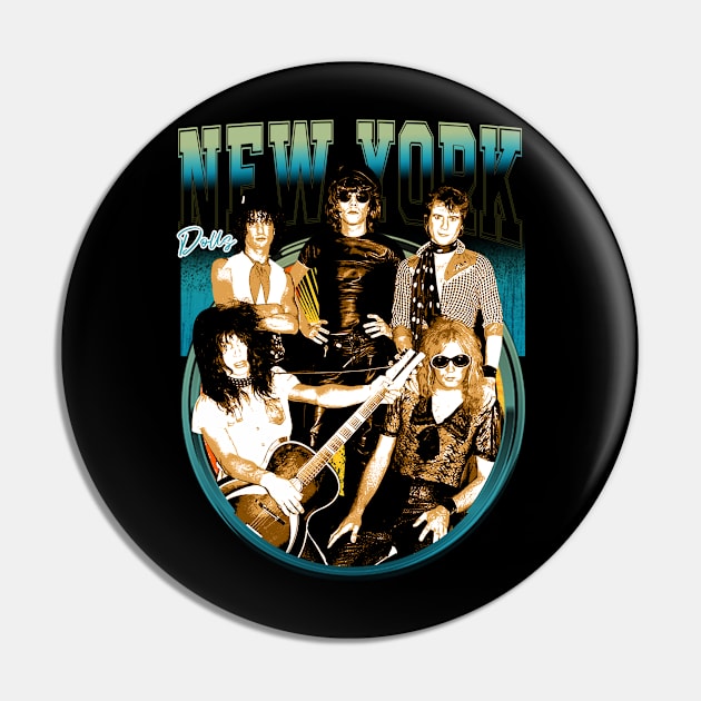 New York Dolls Anthems Visualizing Rock 'N' Roll Legends Pin by ElenaBerryDesigns