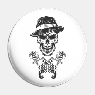 Skull & Guns Pin