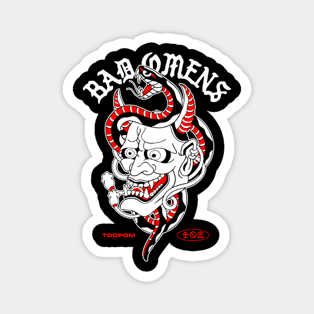 Bad Omens 5 Magnet by Clewg