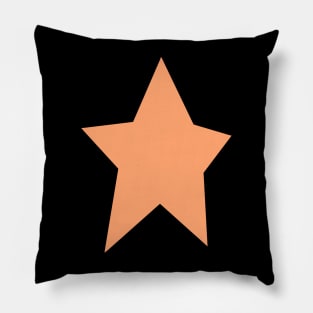 Star 7 Peach Fuzz Pantone Color of the Year 2024 Pillow