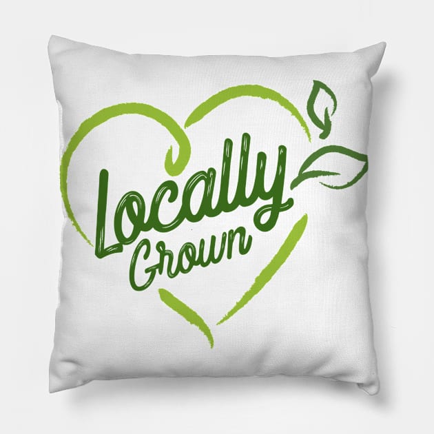 Locally Grown Pillow by busines_night