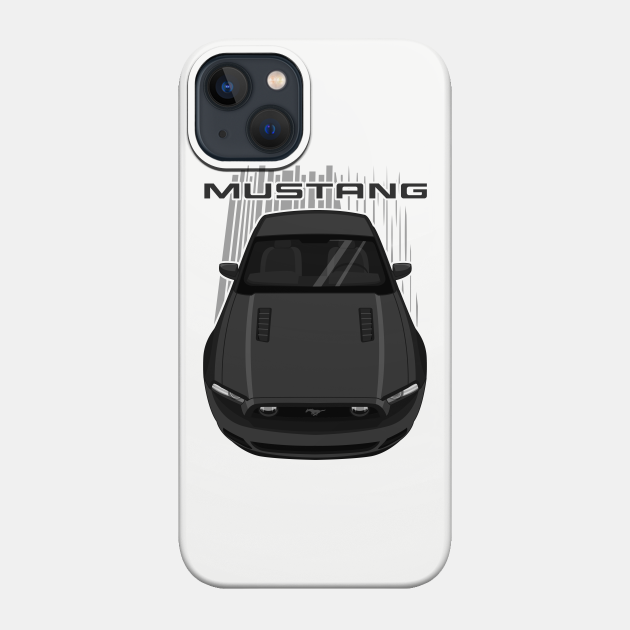 Mustang GT 2013 to 2014 - Black - Mustang 2013 - Phone Case