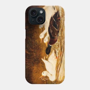 A Stern Chase is a Long Chase by Briton Riviere Phone Case