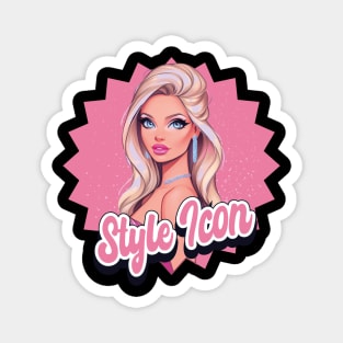 Glam Style Icon Showcase Magnet