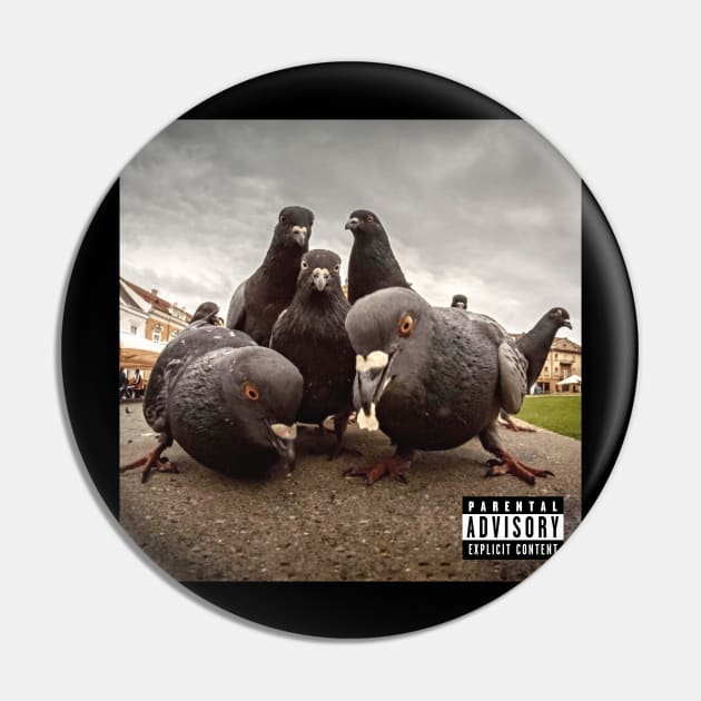 Pigeons Album Cover Pin by PigeonHub