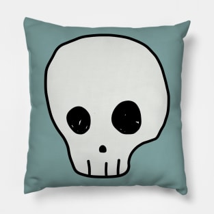 japanese cute skull Pillow