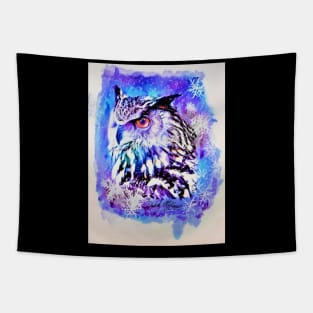 Snow Owl Tapestry