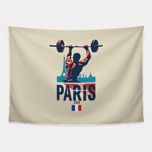 Paris 2024, Weightlifting, Athletics Tapestry