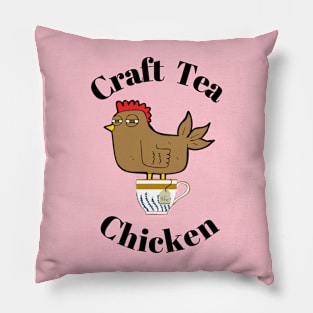 Craft Tea Chicken Pillow