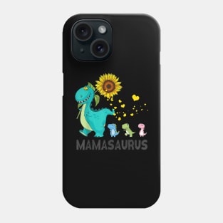 Mamasaurus Family Dinosaurs Sunflower Phone Case