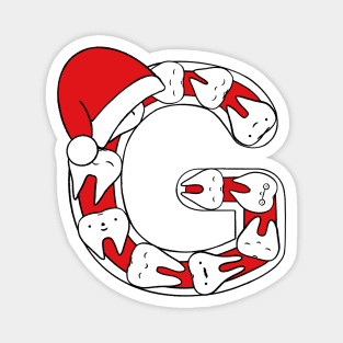 Letter G (Happimola Christmas Alphabet) Magnet