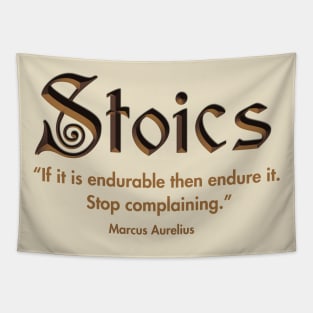 Stoic's quote Tapestry