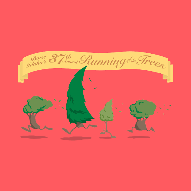 Running of the Trees by jeffross