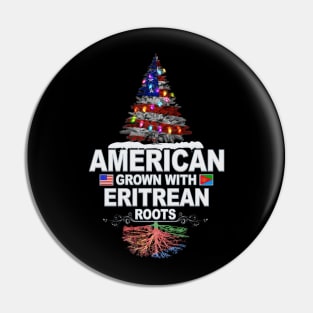 Christmas Tree  American Grown With Eritrean Roots - Gift for Eritrean From Eritrea Pin